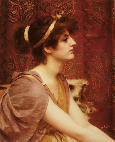 A Classical Beauty, 1892 by John William Godward